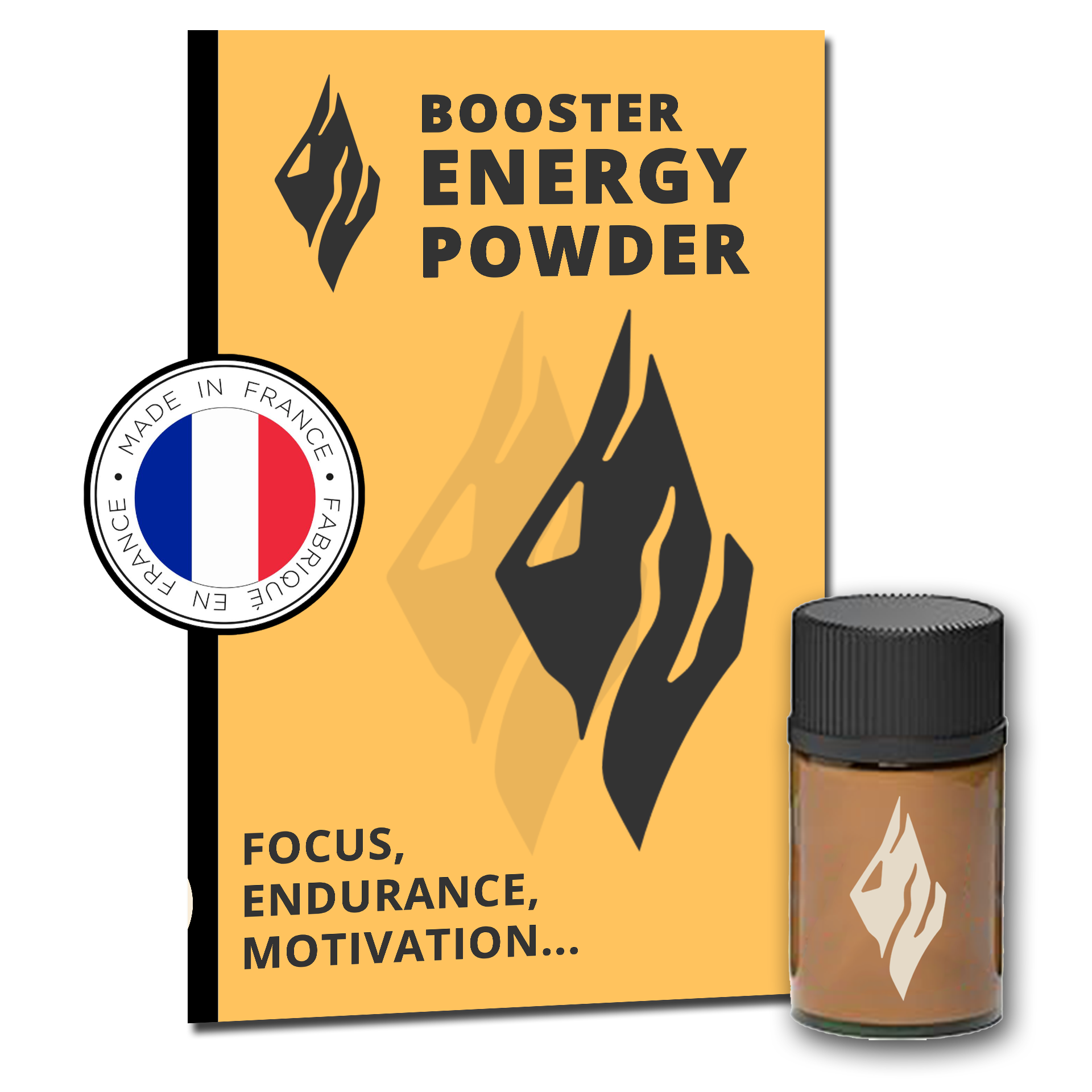 Découvrez **Booster Energy Powder**, le complément alimentaire nouvelle génération conçu pour booster votre concentration, votre endurance et votre motivation au quotidien. Fabriqué en France, ce produit associe des ingrédients soigneusement sélectionnés pour offrir un effet coup de fouet immédiat, idéal avant une séance de sport, une journée intense ou un examen.